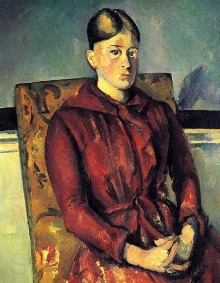 Paul Cezanne Portrat der Mme Cezanne im gelben Lehnstuhl